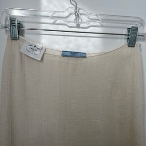 Prada Linen Skirt
